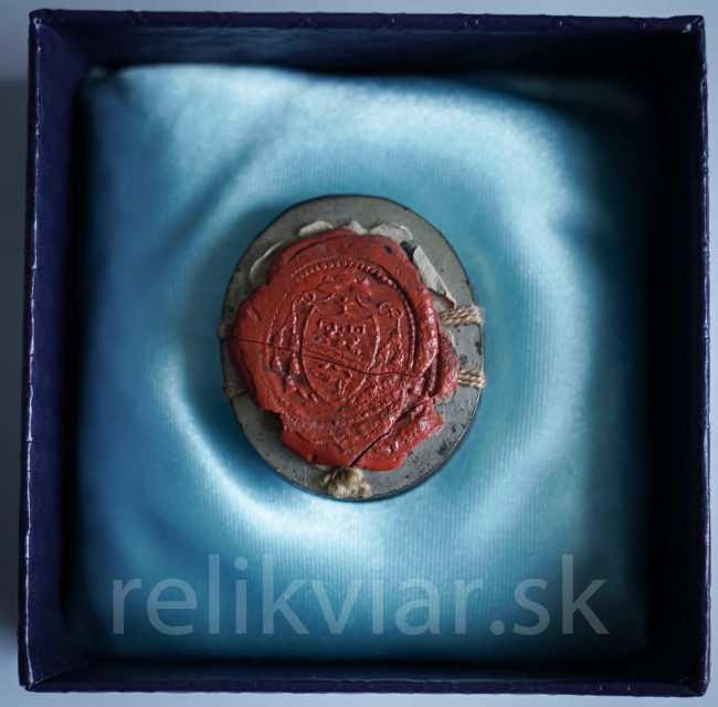Relikviár z 19. storočia s relikviou Svätý Svätý Jakub mladší, Apoštol 4