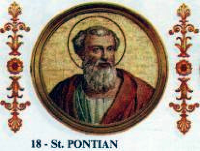 Svätý Poncián, pápež a mučeník